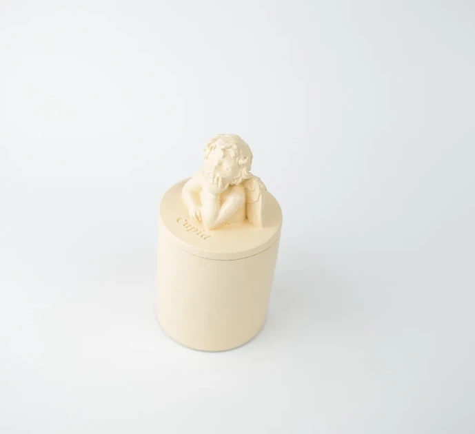 Аромасвічка CUPID SANTAL PEARL 100% WOOD WAX 165g 35h Гранд Презент NAC 1038PE - изображение 2