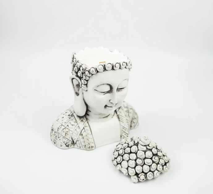Аромасвічка BUDDHA SANDAL GRAY 100% WOOD WAX 140g 30h Гранд Презент NAC 1061 - изображение 5