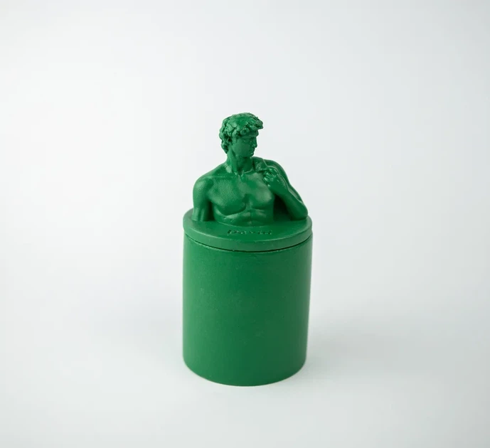 Аромасвічка DAVID AGARWOOD GREEN 100% WOOD WAX 165g 35h Гранд Презент NAC 1003GR - изображение 4