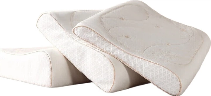 Подушка Shuixing Home Textile Латексна з натуральним латексом та шовком тутового дерева, 40х60 см, висота 10 см, антибактеріальна, проти кліщів White - зображення 4