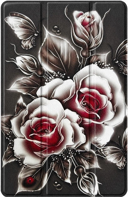 Чохол для планшета Samsung Galaxy Tab S10 FE (SM-X520/SM-X526) 10.9" BeCover Smart Case Black Rose (BC_715923) - Фото 1 Чохол для планшета Samsung Galaxy Tab S10 FE (SM-X520/SM-X526) 10.9" BeCover Smart Case Black Rose (BC_715923) - зображення 1