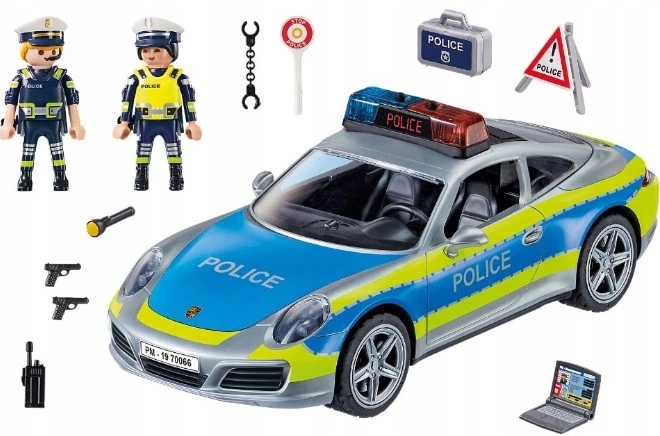 Klocki Playmobil City Action Porsche 911 Carrera 4S Police 36 elementów (4008789700674) - Zdjęcie 3 Klocki Playmobil City Action Porsche 911 Carrera 4S Police 36 elementów (4008789700674) - obraz 3