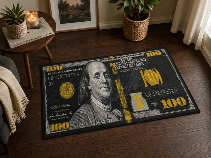 Стильний та зносостійкий килим для дому "100 доларів" 50х120 KT7001753 - зображення 7