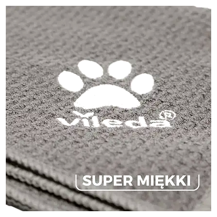Рушник із мікрофібри 100х65 см для тварин Vileda Pet Pro Сірий CS-0165 - зображення 4