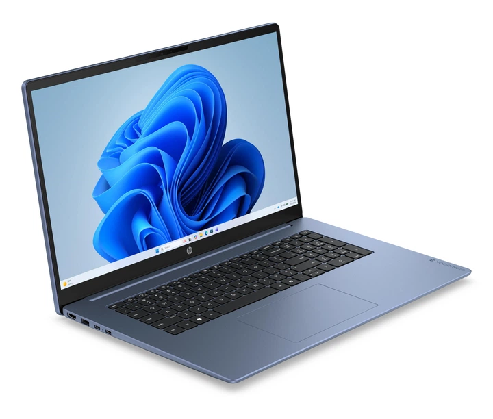 Ноутбук HP OmniBook 3 AI PC 17-dg0008ua 17.3" FHD IPS AG, Intel 5-315, 12GB, F512GB, UMA, DOS, синий - Фото 4 Ноутбук HP OmniBook 3 AI PC 17-dg0008ua 17.3" FHD IPS AG, Intel 5-315, 12GB, F512GB, UMA, DOS, синий - изображение 4