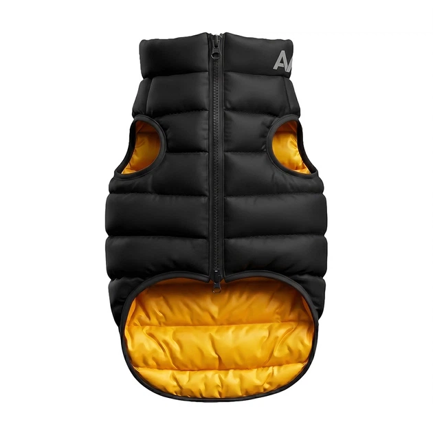 Курточка для собак AiryVest двостороння, XS30, A 27-30, B 43-45, C 30-33, жовто-чорна - Фото 2 Курточка для собак AiryVest двостороння, XS30, A 27-30, B 43-45, C 30-33, жовто-чорна - изображение 2