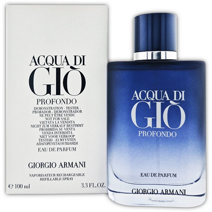 Парфюмированная вода для мужчин Giorgio Armani Acqua di Gio Profondo eau de parfum Tester 100 мл - Фото 1 Парфюмированная вода для мужчин Giorgio Armani Acqua di Gio Profondo eau de parfum Tester 100 мл - изображение 1