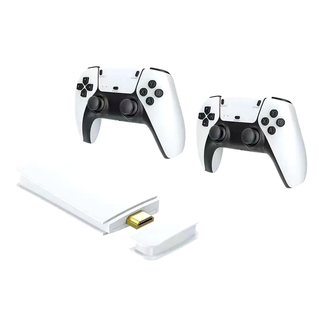 Игровая консоль 64GB 4K портативная 2 джойстика 20000 игр белый LS-849 - изображение 4