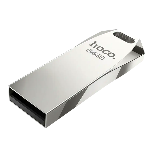 Флеш-накопитель USB 2.0 64 ГБ для ноутбука металлический Hoco LS-2351 - изображение 5