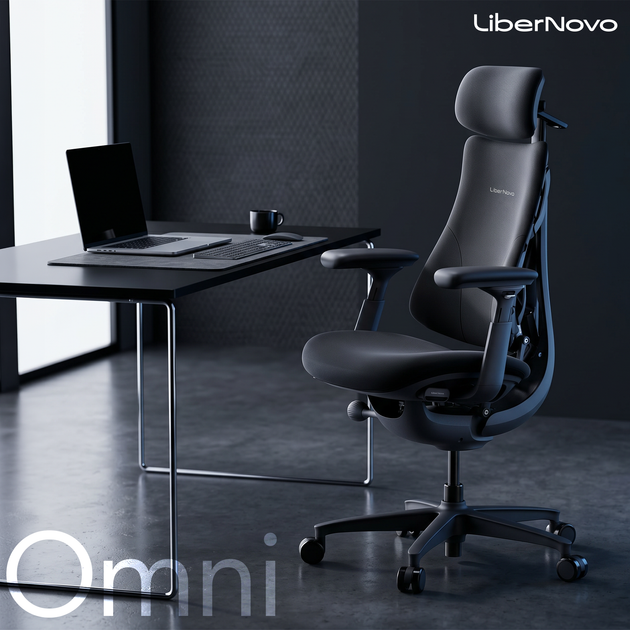 Fotel biurowy LiberNovo Omni Space Black (CP-GW-0000015-00-01) - Zdjęcie 8 Fotel biurowy LiberNovo Omni Space Black (CP-GW-0000015-00-01) - obraz 8