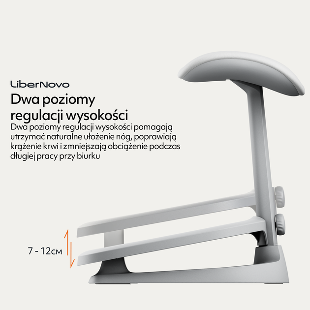 Ergonomiczny podnóżek LiberNovo Omni StepSync Footrest Space Gray (CP-GW-0000002-00-00) - Zdjęcie 6 Ergonomiczny podnóżek LiberNovo Omni StepSync Footrest Space Gray (CP-GW-0000002-00-00) - obraz 6