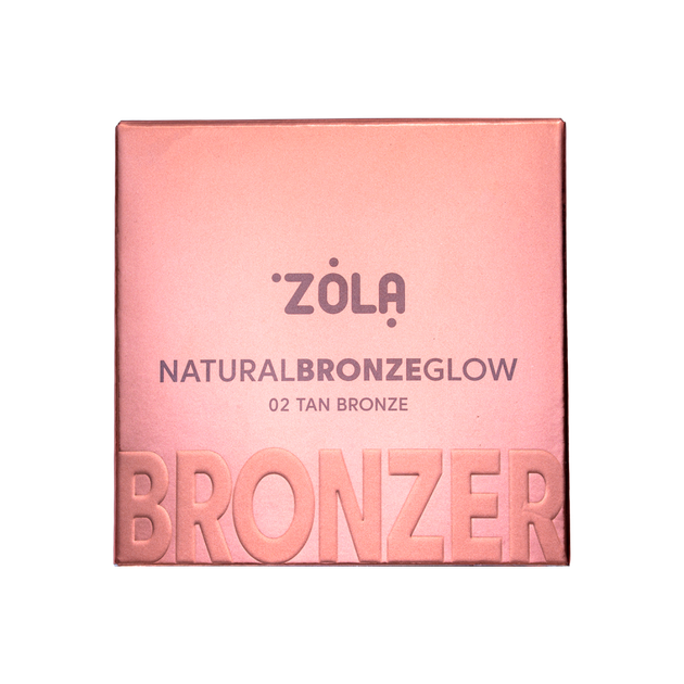 Бронзер Zola Natural Bronze Glow №02 Tan Bronze - изображение 3