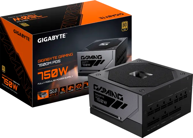 Блок живлення Gigabyte GME750GM PG5 750W (GP-GME750GM PG5) - Фото 2 Блок живлення Gigabyte GME750GM PG5 750W (GP-GME750GM PG5) - зображення 2
