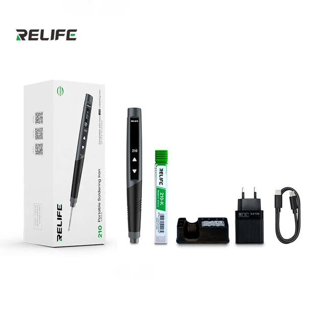 Паяльник прецизійний Relife 210 портативний / жало JBC 210 / 420°C / 9-12В / Type-C / 60 Вт - зображення 10