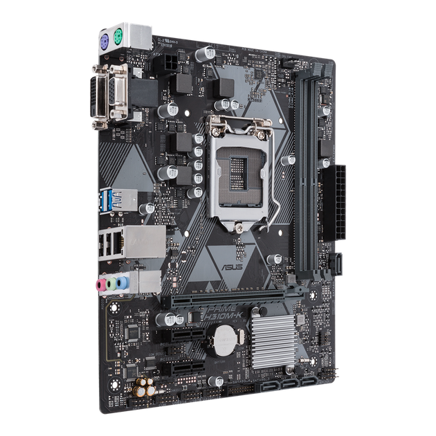 Материнская плата Asus H310M-K Prime LGA 1151v2 (PRIME H310M-K) Б/У - Фото 3 Материнская плата Asus H310M-K Prime LGA 1151v2 (PRIME H310M-K) Б/У - изображение 3