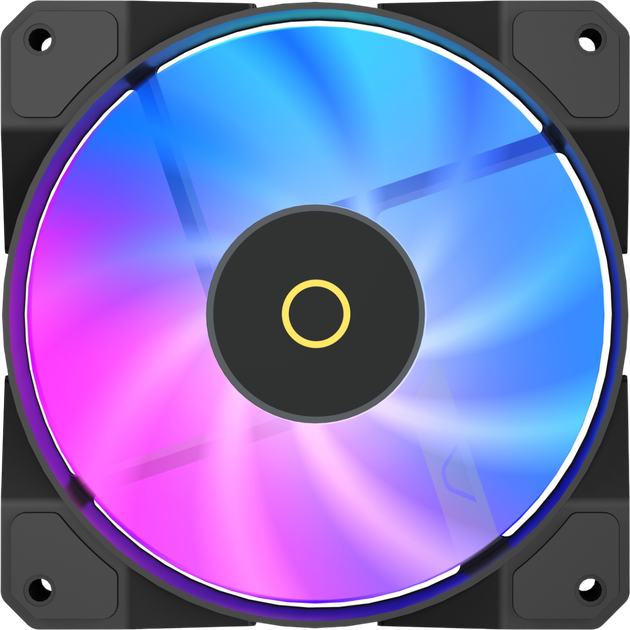 Вентилятор Ocypus Beta F12 ARGB Reverse Black (BETA-F12-BK1AM01X-GL) - изображение 2