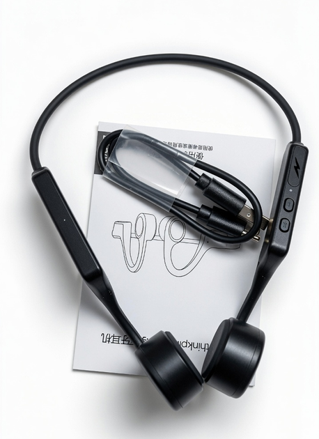 Костные наушники Lenovo Thinkplus X4 Bluetooth, беспроводная наушники с встроенным микрофоном, открытое ухо, до 7 часов работы + Подарок Кабель быстрой зарядки - изображение 8