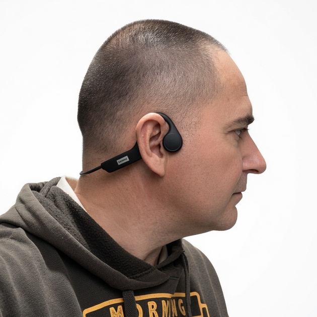 Костные наушники Lenovo Thinkplus X4 Bluetooth, беспроводная наушники с встроенным микрофоном, открытое ухо, до 7 часов работы + Подарок Кабель быстрой зарядки - изображение 11