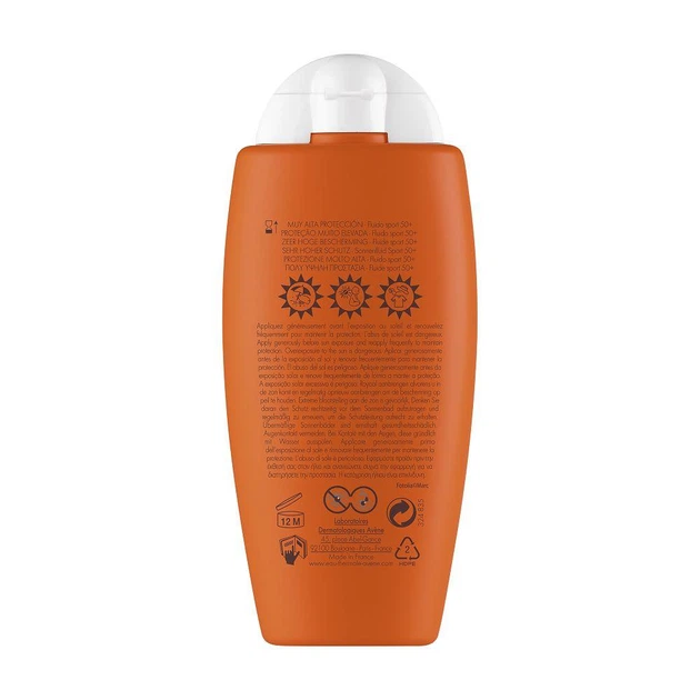 Солнцезащитный крем Avene Sport Fluid SPF50+ 100 мл (3282770101362) - Фото 3 Солнцезащитный крем Avene Sport Fluid SPF50+ 100 мл (3282770101362) - изображение 3