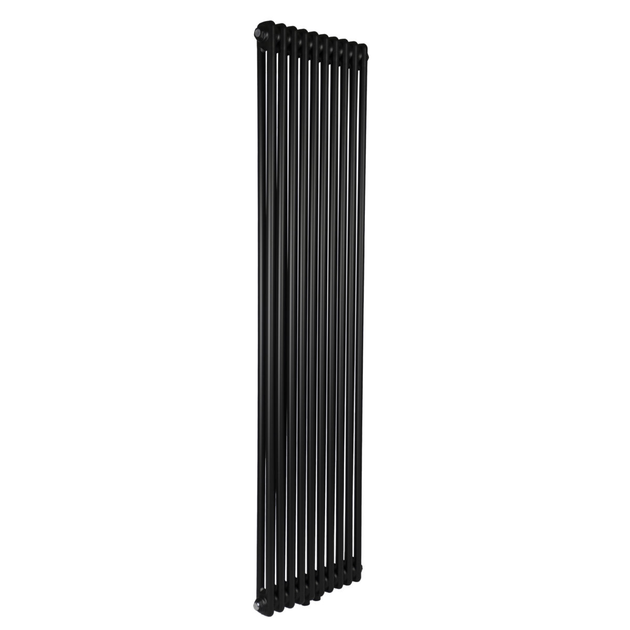 Дизайнерский радиатор Warm Well Column 2 1800×470 вертикальный, черный матовый - Фото 2 Дизайнерский радиатор Warm Well Column 2 1800×470 вертикальный, черный матовый - изображение 2