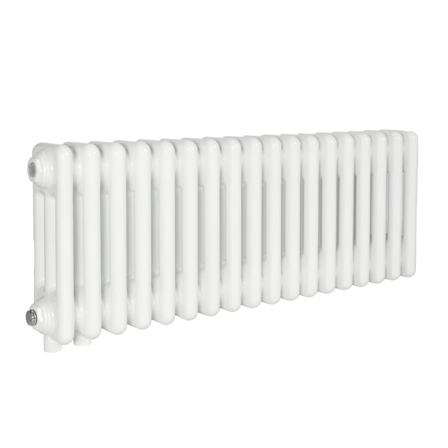 Дизайнерский радиатор Warm Well Column 3 300х830 горизонтальный, белый глянцевый - изображение 2