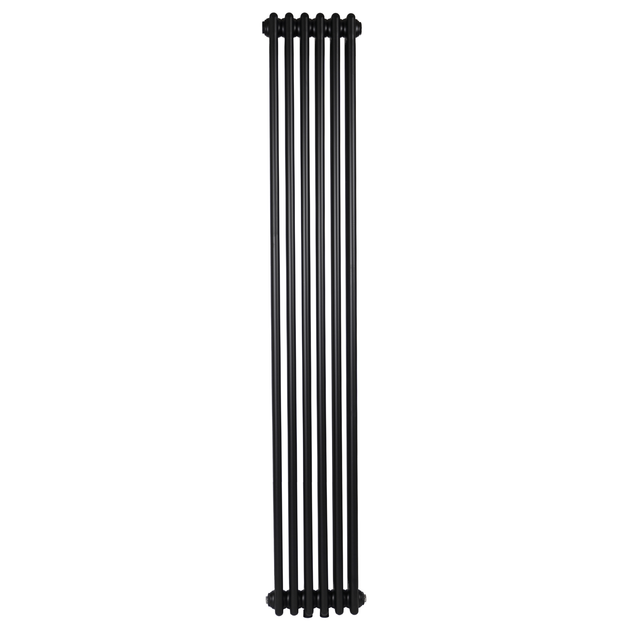 Дизайнерский радиатор Warm Well Column 3 1800×290 вертикальный, черный матовый - Фото 1 Дизайнерский радиатор Warm Well Column 3 1800×290 вертикальный, черный матовый - изображение 1