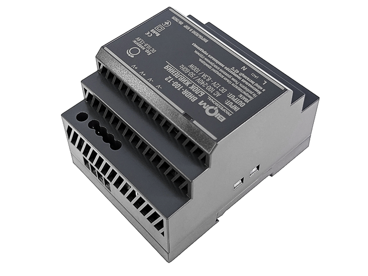 Блок живлення на DIN-рейку Biom Professional DC12 60W BHDR-60-12 5A - зображення 2