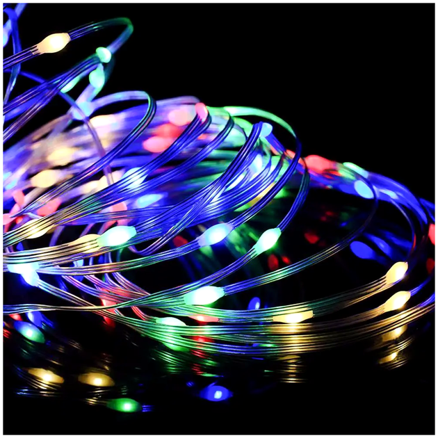 Умная светодиодная гирлянда 10м с Bluetooth для декора дома RGB LS-2304 - изображение 7