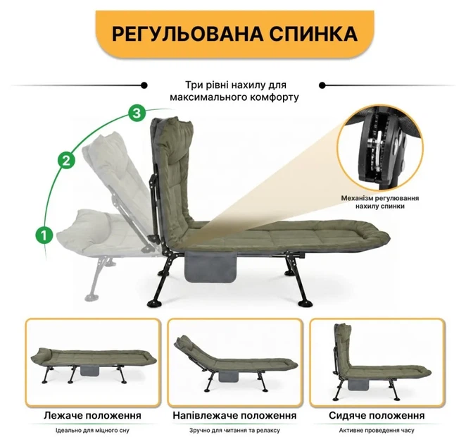 Розкладне ліжко (розкладачка) LEOBRO (FB-S17) (LEO_FB-S17) - изображение 7