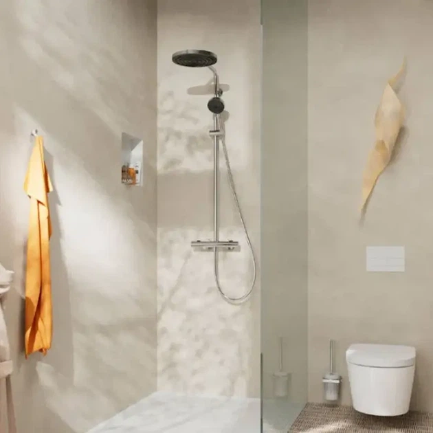 Лейка для душа Hansgrohe Pulsify S EcoSmart+ пластик, хром (24121000) - изображение 2