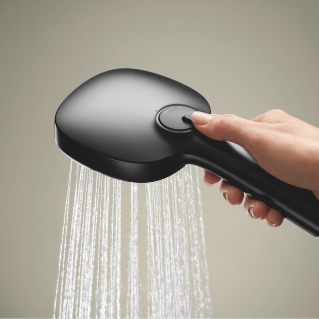 Лейка для душа Grohe Tempesta Cube 110 пластик, черный матовый (267462433) - Фото 3 Лейка для душа Grohe Tempesta Cube 110 пластик, черный матовый (267462433) - изображение 3