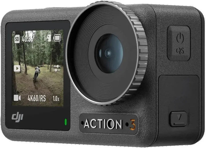 Экшн-камера DJI Osmo Action 3 Outdoor Combo / 120fps / Wi-Fi / Влагозащищенная / Черно-серый (102155362) - Б/У - изображение 2