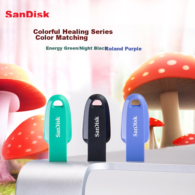 Флеш-накопичувач SanDisk 64 ГБ USB 3.2, CZ550 чорний, швидкість читання 100 МБ/с, безпечне шифрування, відновлення даних, для навчання, офісу, комп'ютера, використання в автомобілі, високошвидкісний флеш-накопичувач великої ємності - зображення 7