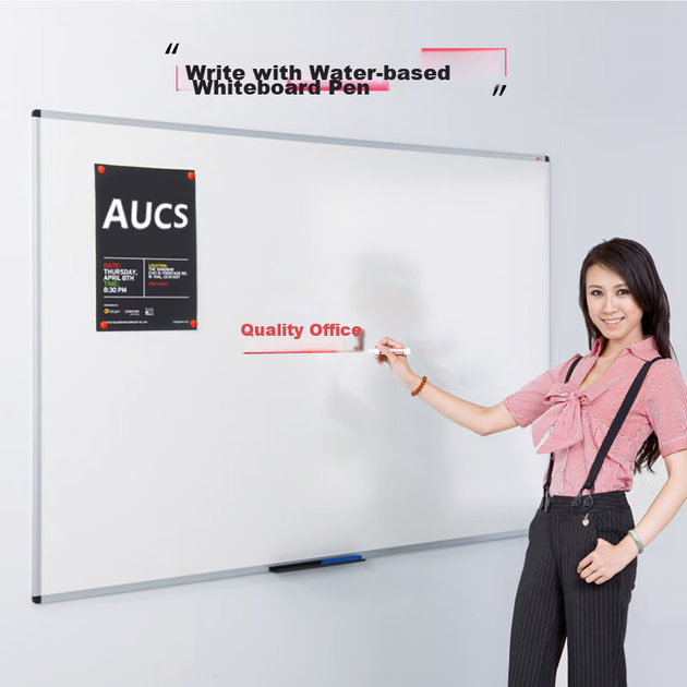 Біла дошка для письма AUCS 60x90 см, магнітна, для офісу та дому - зображення 8