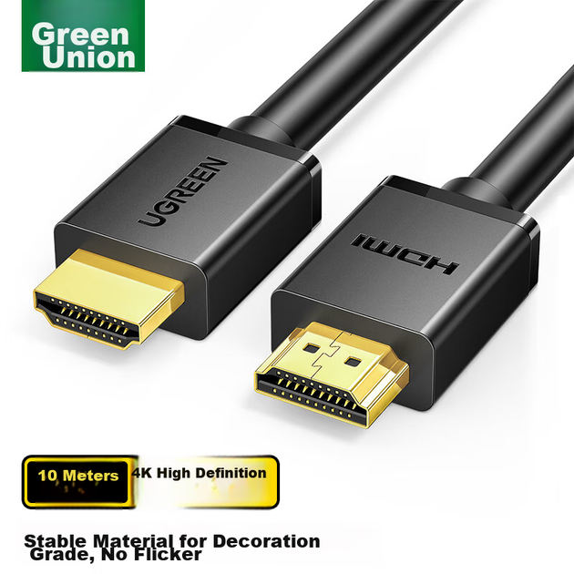 Кабель Ugreen 10110 HDMI - HDMI v2.0 4K 10 м - зображення 8