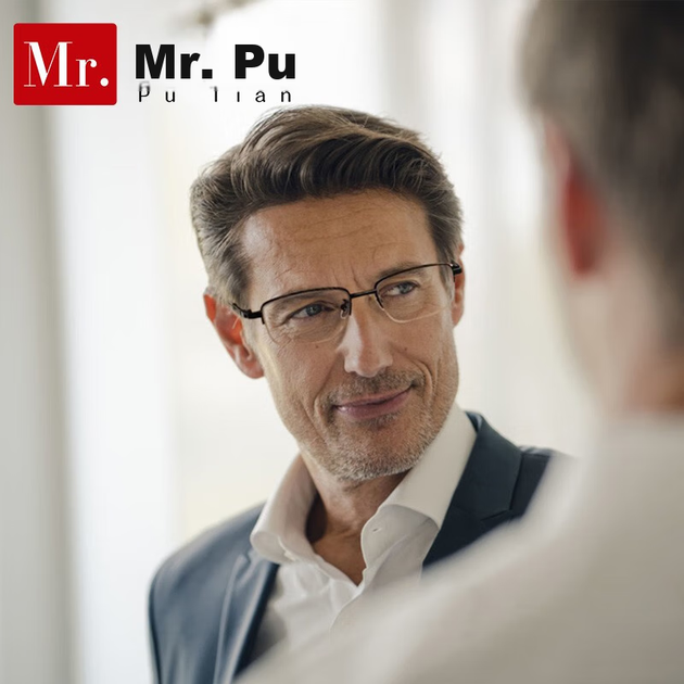 Окуляри для читання Mr. PuTian титан з пам'яттю, 76035, 150° - зображення 9