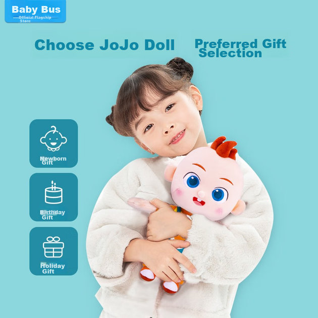Кукла BabyBus Baby JoJo плюшевая с пустышкой, успокаивающая - изображение 3