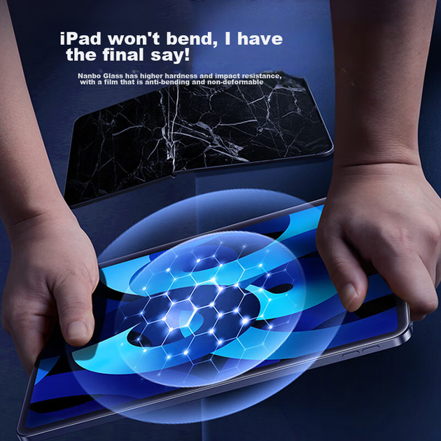 Защитная пленка из закаленного стекла BASEUS для iPad Air 8/7/6, защитная пленка для планшета, антибликовая пленка [модернизированная пыленепроницаемая камера 2026 года], подходит для iPad Air 8/7/6 2026 года — 11 дюймов - изображение 11