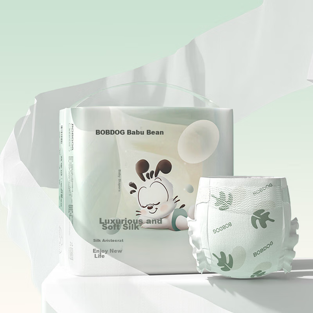 Подгузники BOBDOG Premium Silk Soft, 56 шт, для 3-4.5 кг, дышащие - изображение 9