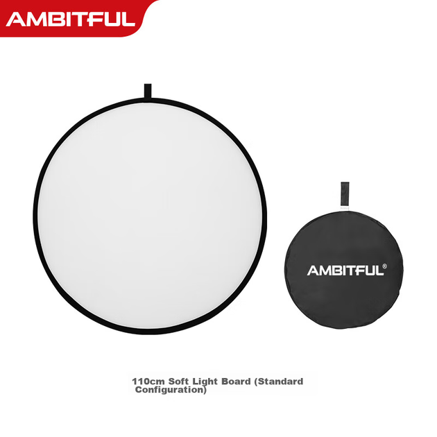 Круглый софтбокс AMBITFUL 110 см, складной модулятор света для фотосъемки, портретной съемки на открытом воздухе, портативное оборудование для видео- и фотосъемки, заполняющий свет. - изображение 4