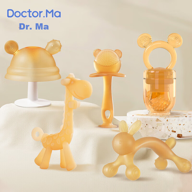 Прорезыватель DOCTOR MA детский силиконовый гриб, 5 шт - Фото 4 Прорезыватель DOCTOR MA детский силиконовый гриб, 5 шт - изображение 4