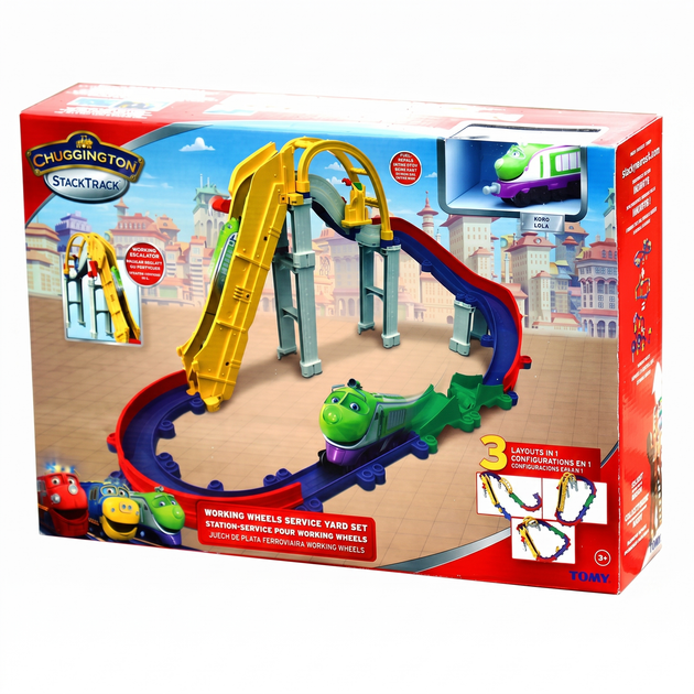 Chuggington Игровой набор Working Wheels Service Yard Se - Фото 1 Chuggington Игровой набор Working Wheels Service Yard Se - изображение 1