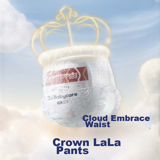 Подгузники-трусики Babycare Royal Lion Kingdom с низким содержанием кислоты, упаковка 38 штук*4, для детей весом 9-14 кг, приятные для кожи и дышащие. - изображение 6