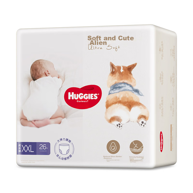 Подгузники-трусики Huggies Soft Cute Corgi Pull-Up Pants XXL, 26 штук (для детей от 15 кг и старше) [мягкие и липкие] - изображение 9