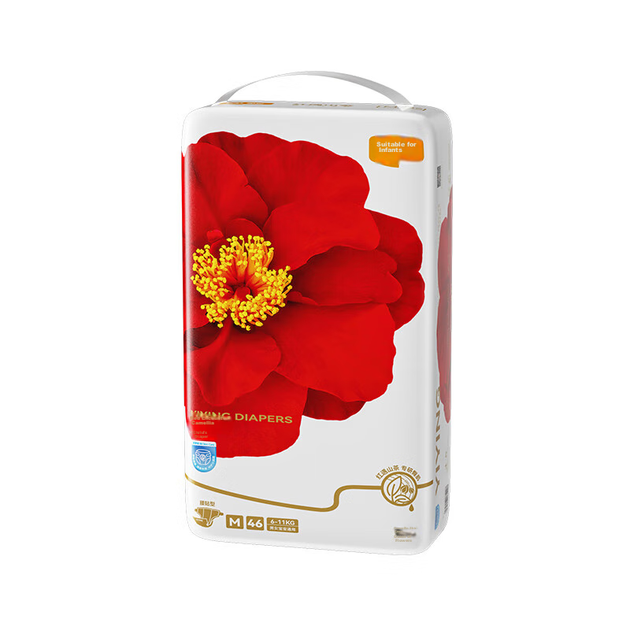 Подгузники Yiying Camellia M 46шт, ультратонкие, дышащие - Фото 8 Подгузники Yiying Camellia M 46шт, ультратонкие, дышащие - изображение 8