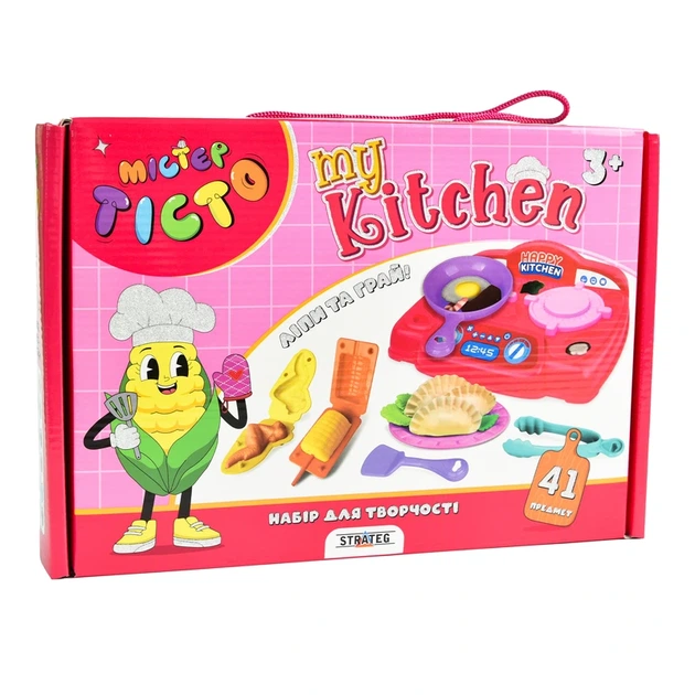 Набір для творчості Містер тісто My Kitchen Strateg українською мовою (41025) - Фото 1 Набір для творчості Містер тісто My Kitchen Strateg українською мовою (41025) - изображение 1
