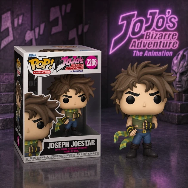 Ігрова фігурка FUNKO POP! серії "Химерні пригоди ДжоДжо" - ДЖОЗЕФ - Фото 3 Ігрова фігурка FUNKO POP! серії "Химерні пригоди ДжоДжо" - ДЖОЗЕФ - зображення 3