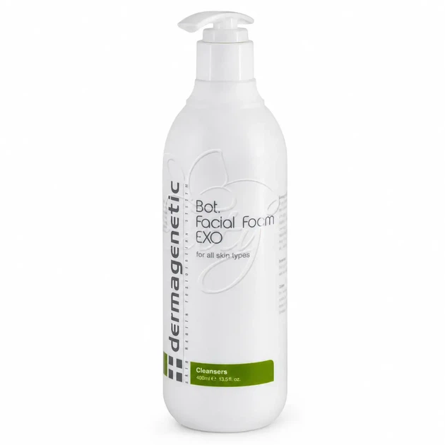 Очищающая пенка-скраб для умывания с гранулами и жожоба Dermagenetic Bot Facial Foam EXO 400 мл - изображение 2