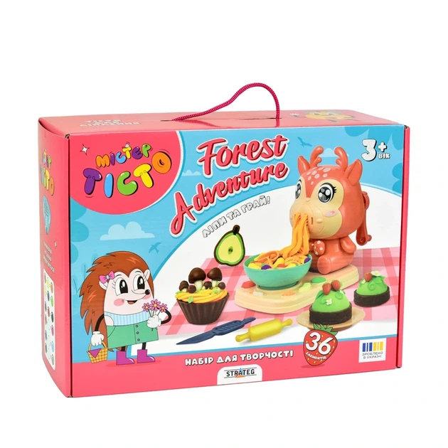 Набір для творчості Містер тісто Forest adventure Strateg українською мовою (41034) - Фото 1 Набір для творчості Містер тісто Forest adventure Strateg українською мовою (41034) - изображение 1