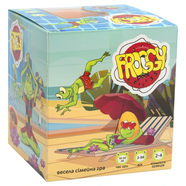 Настільна гра Froggy Pool 30352 (укр.) - Фото 1 Настільна гра Froggy Pool 30352 (укр.) - изображение 1